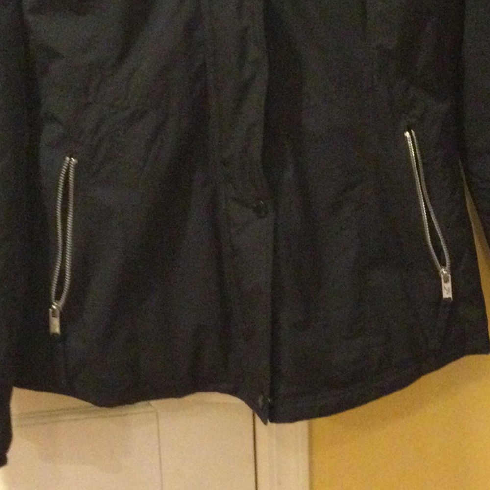 Hollister Women's Black Shearling trimmed Jacket, small. - Picture 3 of 7
